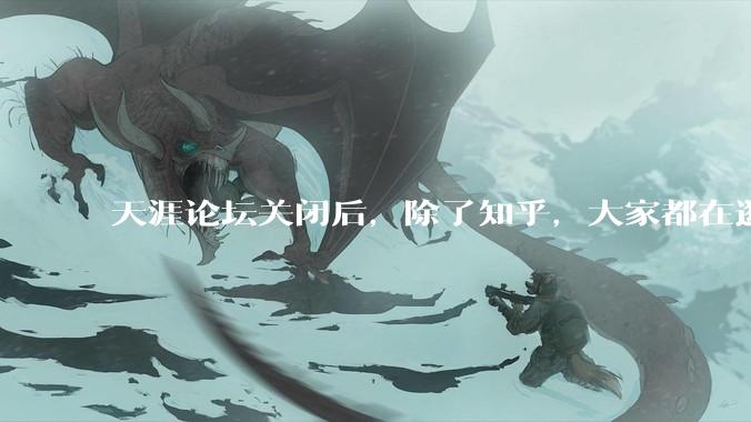 天涯论坛关闭后，除了知乎，大家都在逛什么？